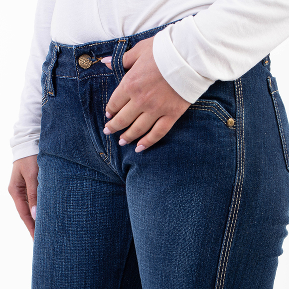 Acquaverde Jeans Women size 27 Denim - Picture 5 of 5